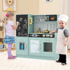 Toddler Pretend Play Kitchen for Boys and Girls 3-6 Years Old-Green - Gallery View 1 of 11