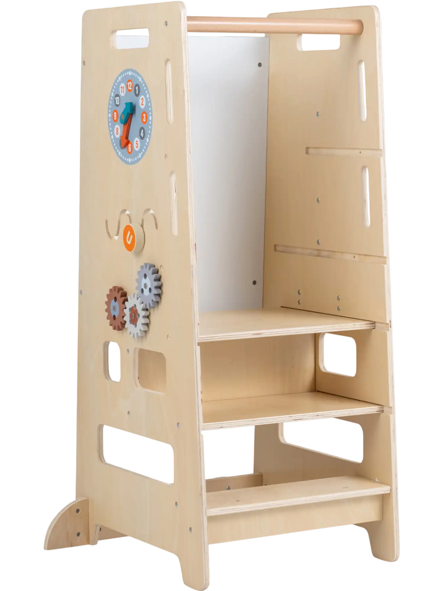 Costway Toddler Standing Tower Adjustable Height Blackboard 30821741 New