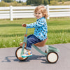 Toddler Tricycle Kids Trike with Adjustable Seat and Basket Aged 3-5 Years Old-Green - Gallery View 1 of 10