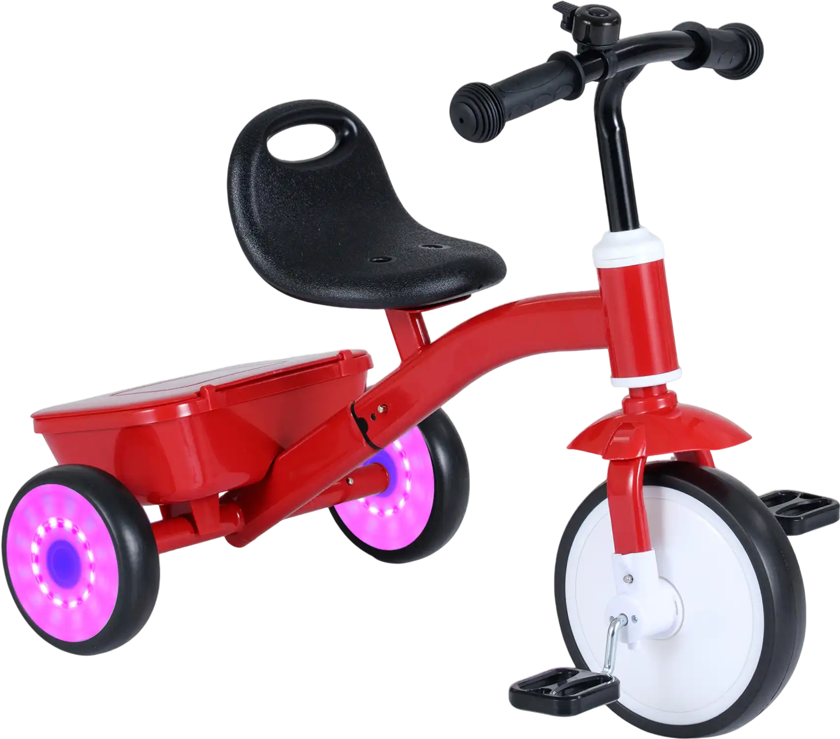 Costway Toddler Tricycle Glowing Wheels Adjustable Seat 49067271 New