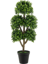 45 Inch Artificial Boxwood Topiary Ball Tree