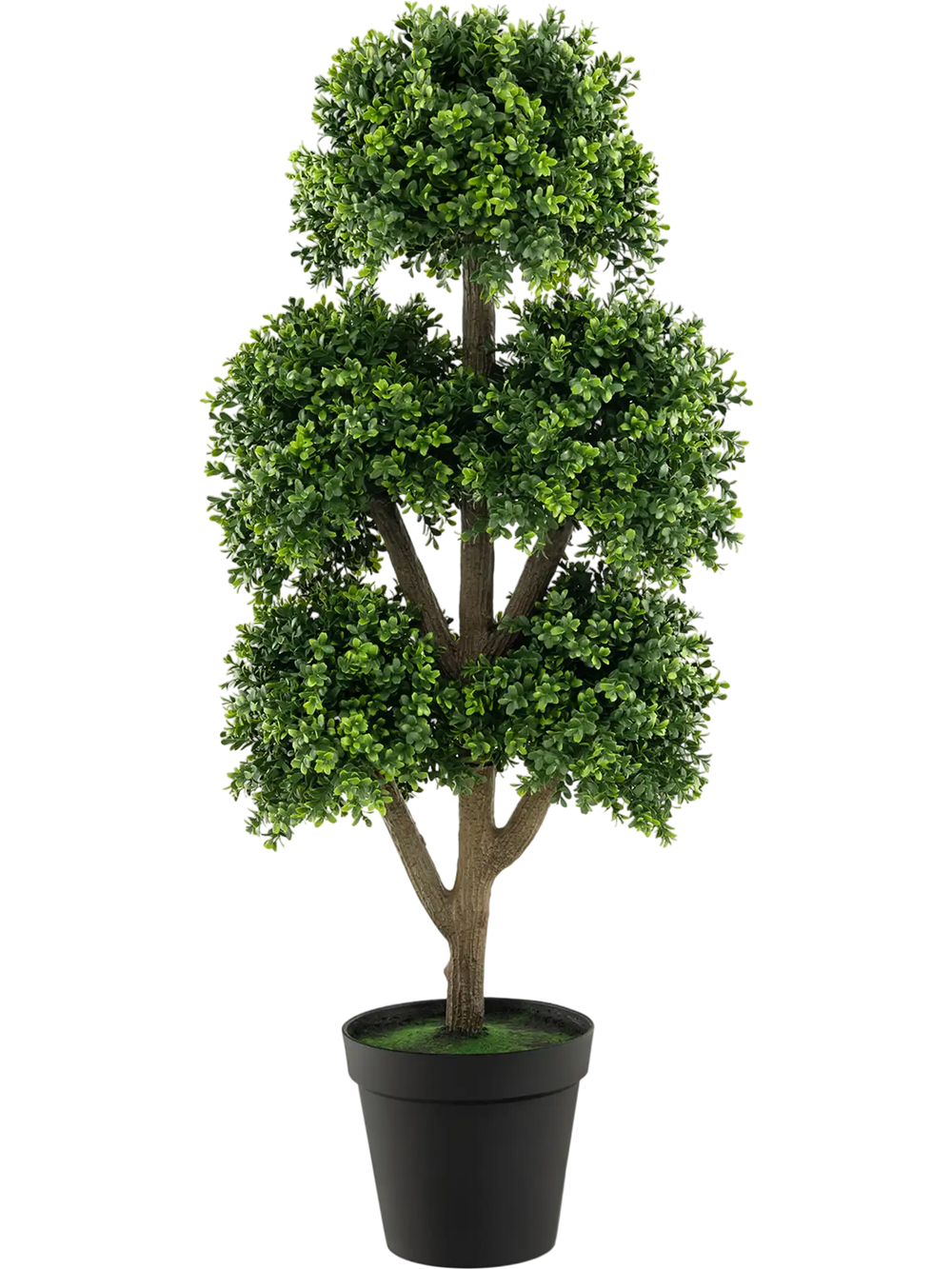 45 Inch Artificial Boxwood Topiary Ball Tree