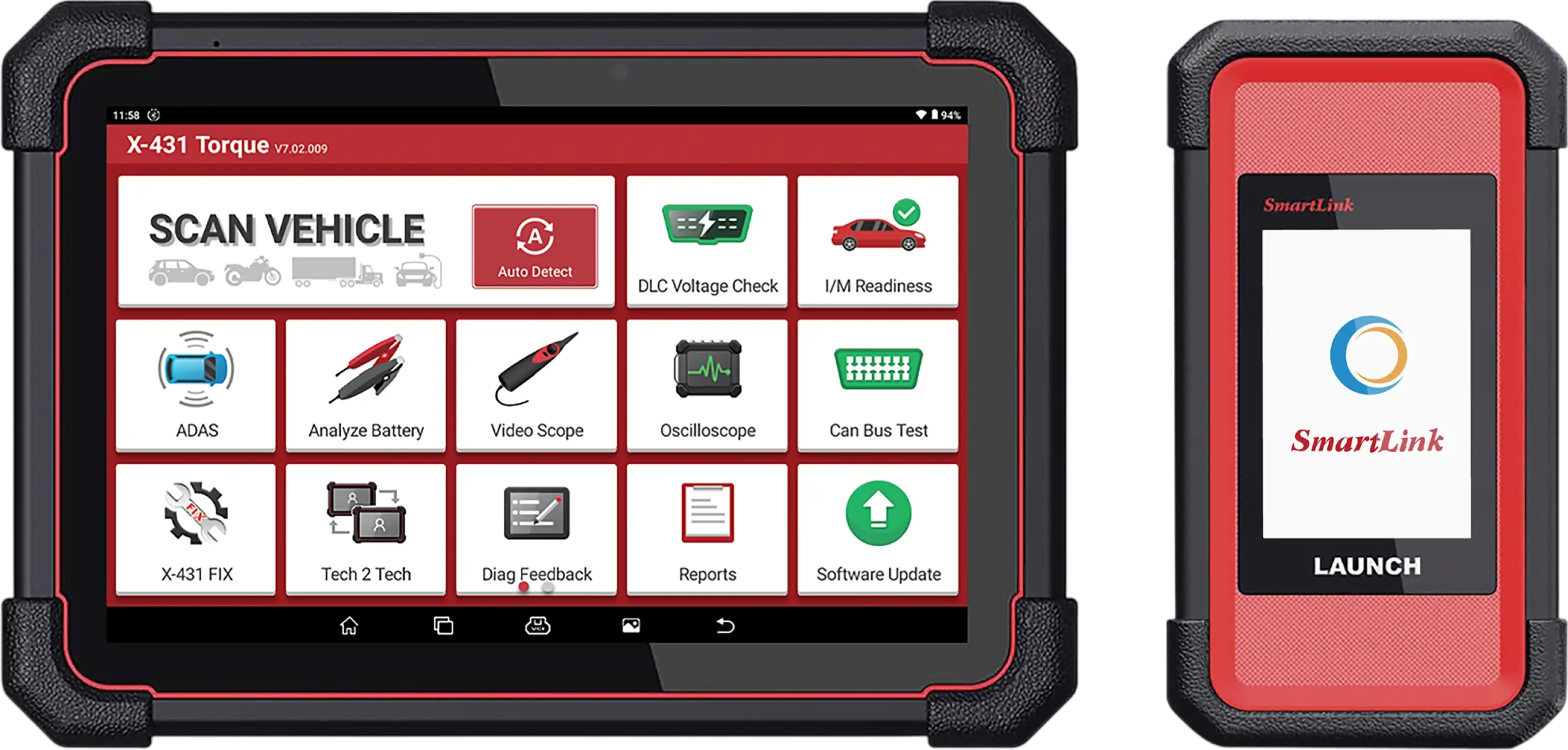 Launch Tech X-431 Torque AutoHD Pro Vehicle Diagnostic Tool New