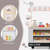 Toy cart play set in grey with POS machine, vibrant colors, and adorable patterns for kids aged 3 and up.