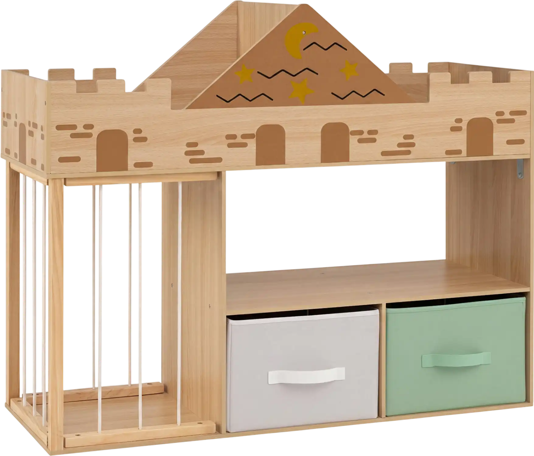 Costway Toy Storage Organizer Stuffed Animal Storage Open Shelves 44195172 New