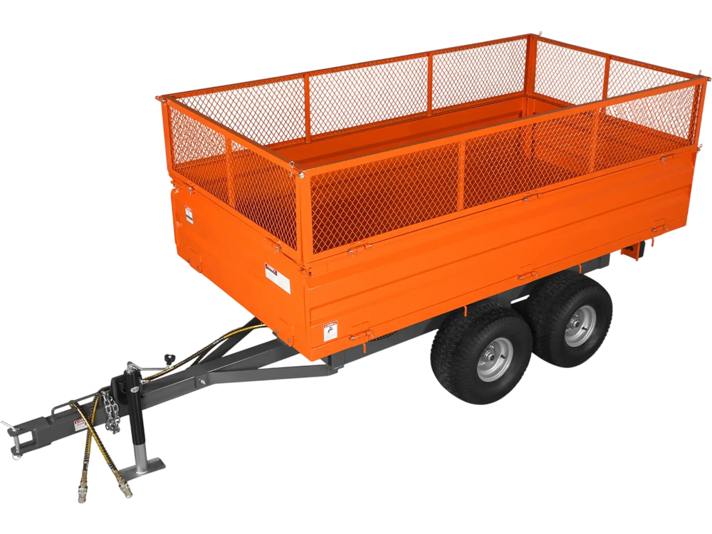 MechMaxx 2-Ton Capacity Heavy-Duty Dump Trailer,  DT4X8W