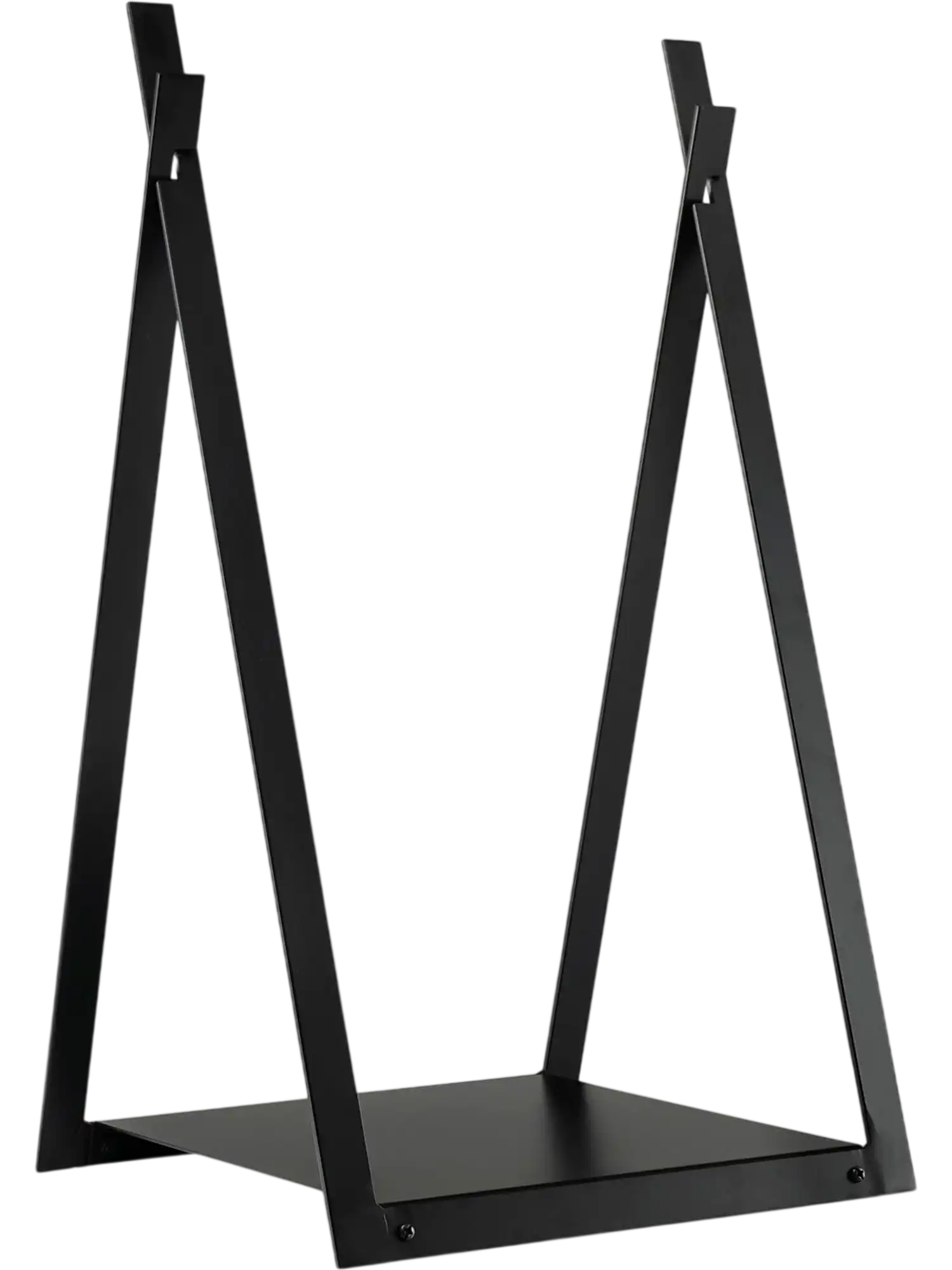 Costway Triangle Firewood Rack Raised Base Fireplace Fire Pit 93468517 New