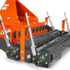 72" Heavy Duty Soil Pulverizer,  Double Spiked Roller,  25 Shanks,  Category 1 and 2,  3 Point Hitch Tractor Attachment,  TSP72D