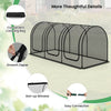 Large portable plant protection tent with breathable mesh, three roll-up zippered doors, and convenient carrying bag.