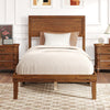 Twin/Full/Queen Size Bed Frame with Headboard and Wooden Slats Support-Twin Size - Gallery View 1 of 10