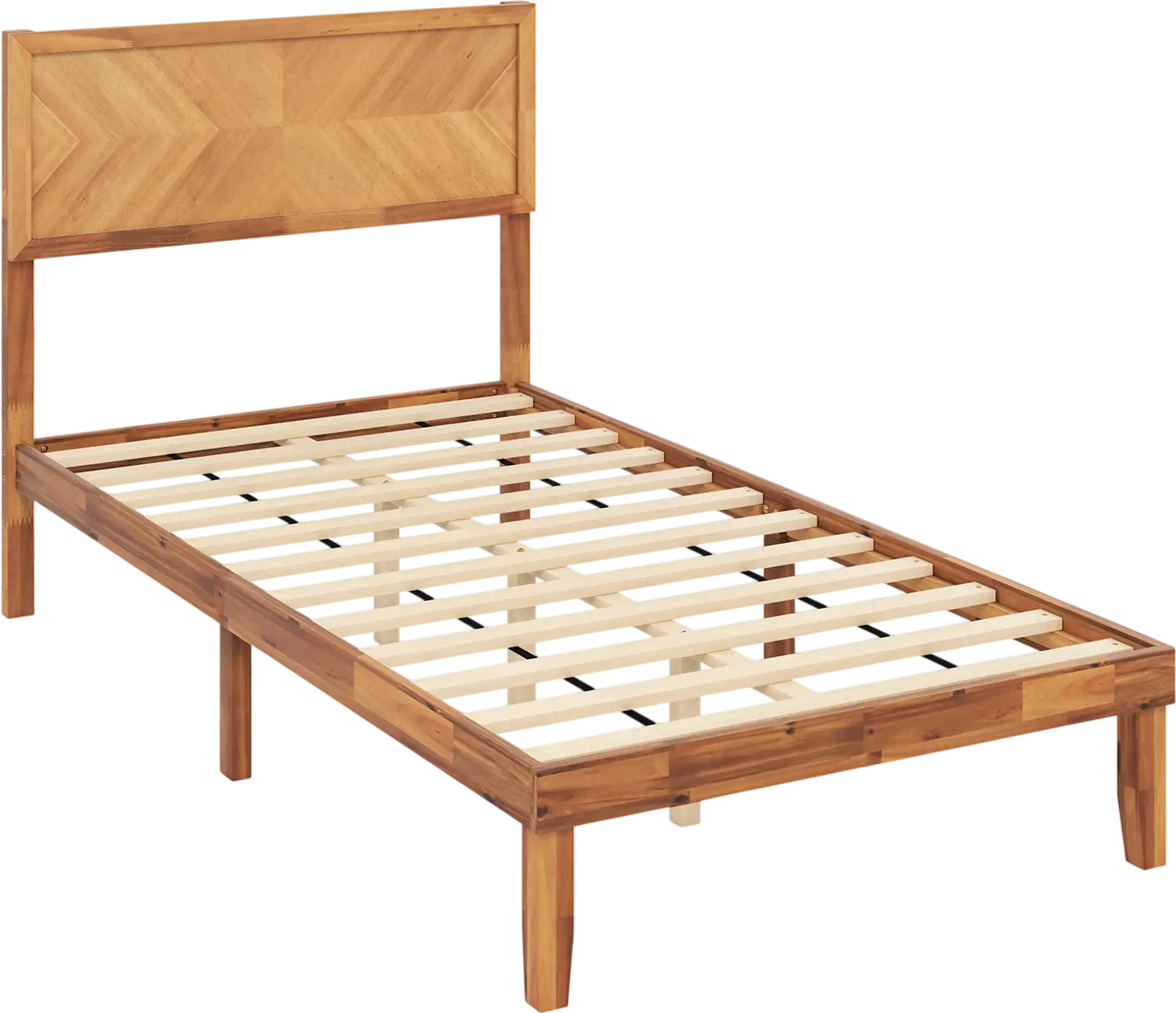 Costway Platform Bed Frame with Headboard Storage Twin/Full/Queen 598134267 New