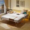 Adjustable Metal Twin Size Daybed with Charging Station and LED Light-White - Gallery View 1 of 9
