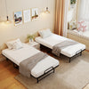 Twin size folding bed with 5-inch gel memory foam mattress, featuring a heavy-duty metal frame for stability and easy.