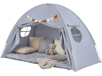 Costway Twin Indoor Kids Canopy Play Tent 71635551 New