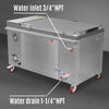 32 Gal / 120L Heavy Duty Industrial Ultrasonic Parts Washer, 28kHz 20 Transducers , SS304 Tank, 6.6kW Heater, 208–240V 3 Phase Power