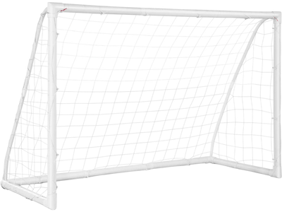 Costway 12' x 4' x 6' Soccer Goal UPVC Frame High-Strength Net 04526137 New