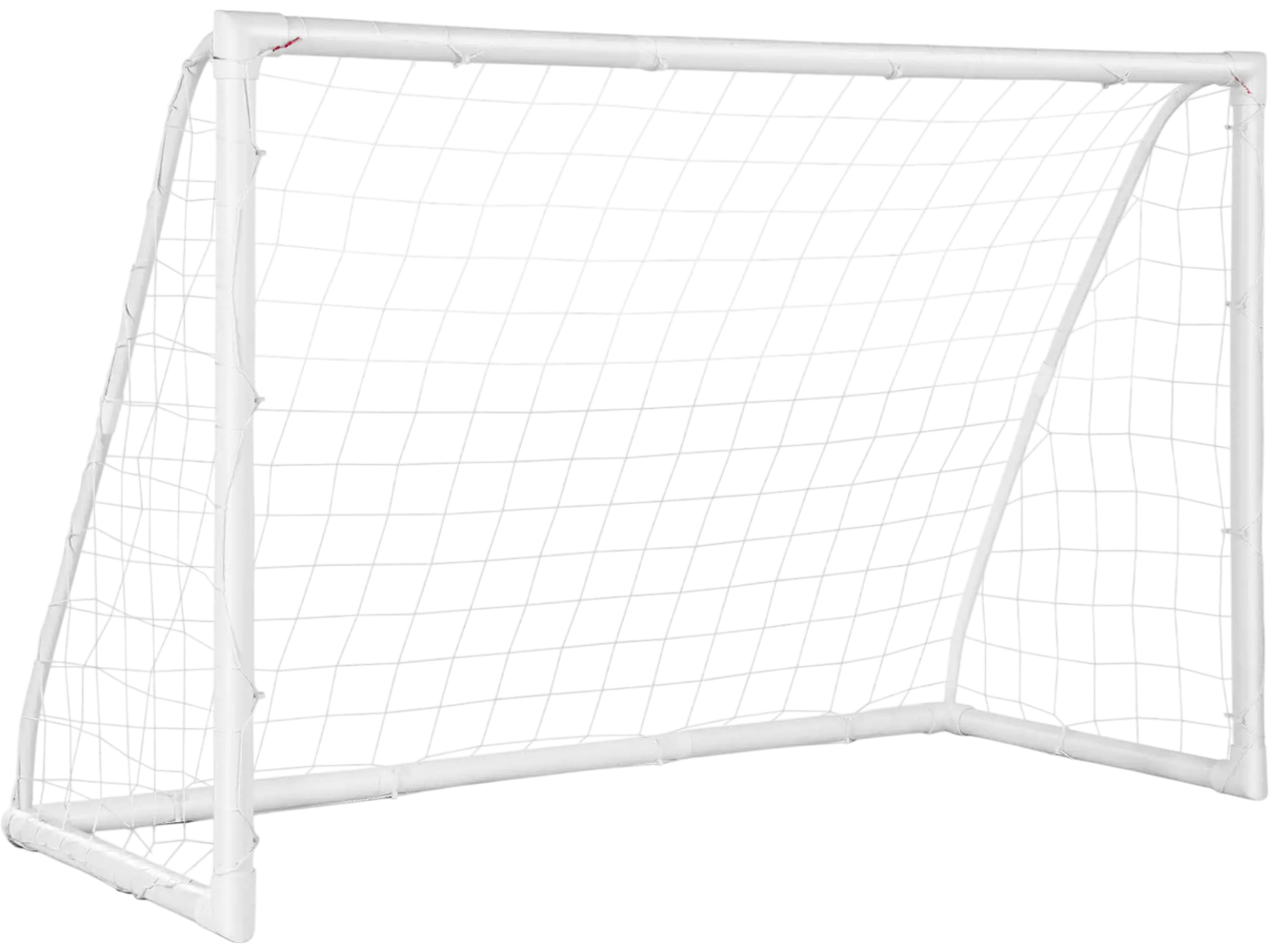 Costway 12' x 4' x 6' Soccer Goal UPVC Frame High-Strength Netting 04526137 New