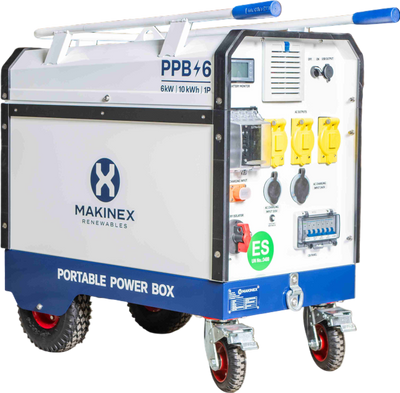 Makinex Portable Power Box 6000W Output 15 kWh Battery Capacity 120/240V New