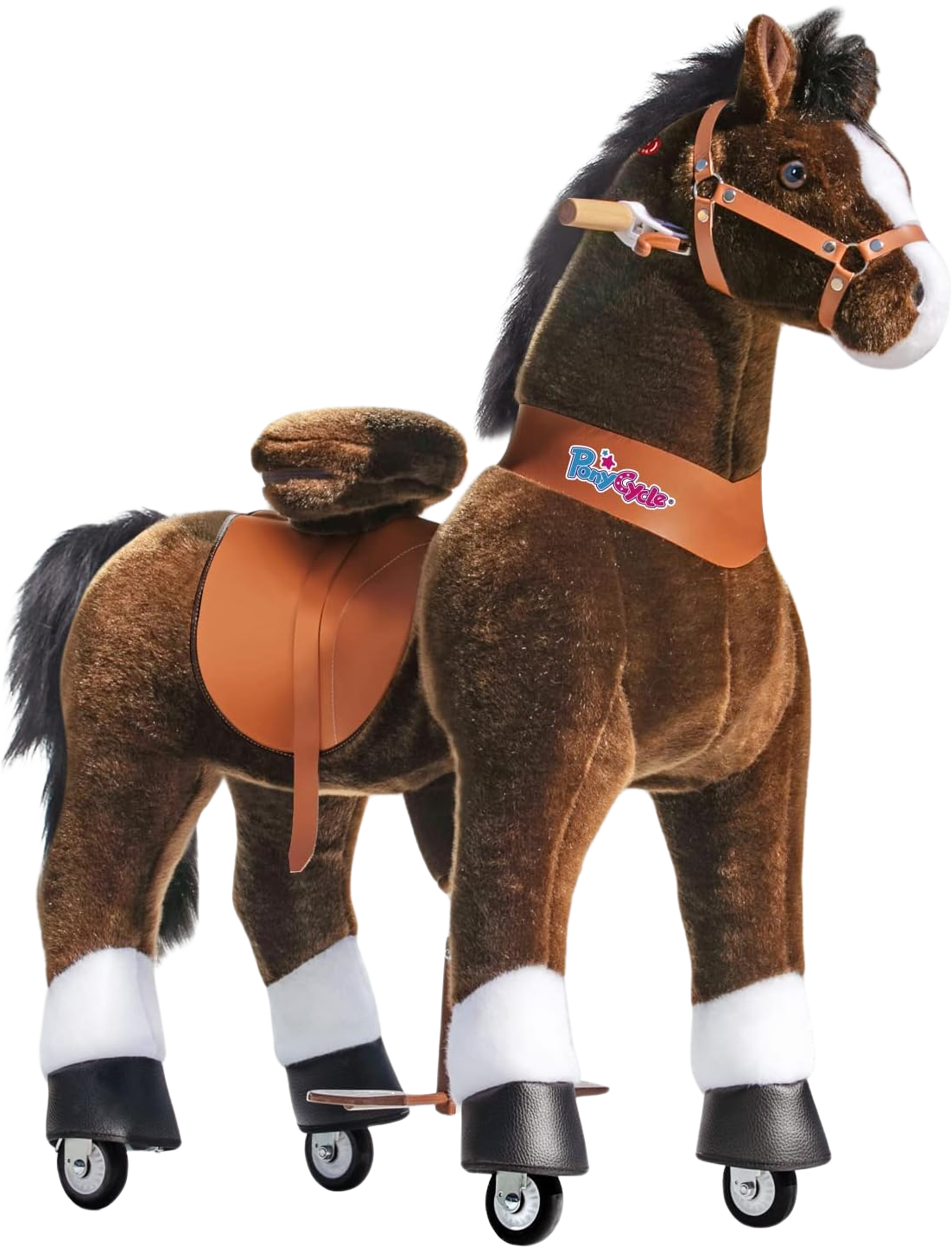 PonyCycle Ux521 Ride On Horse Chocolate Large New