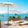 50 LBS Weighted 24 Inch Square Patio Umbrella Base - Gallery View 1 of 10