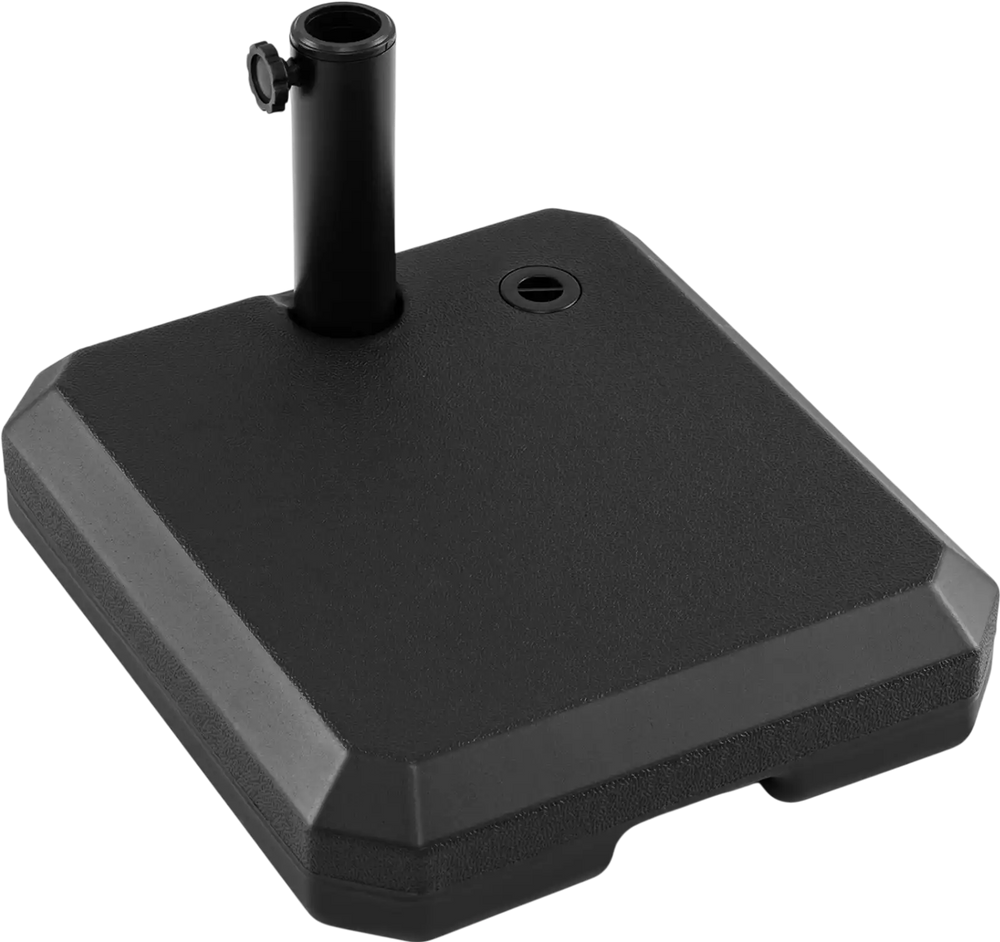 Umbrella Base for Half Patio Umbrellas 48.5 lbs Water & Sand Fillable Umbrella Stand