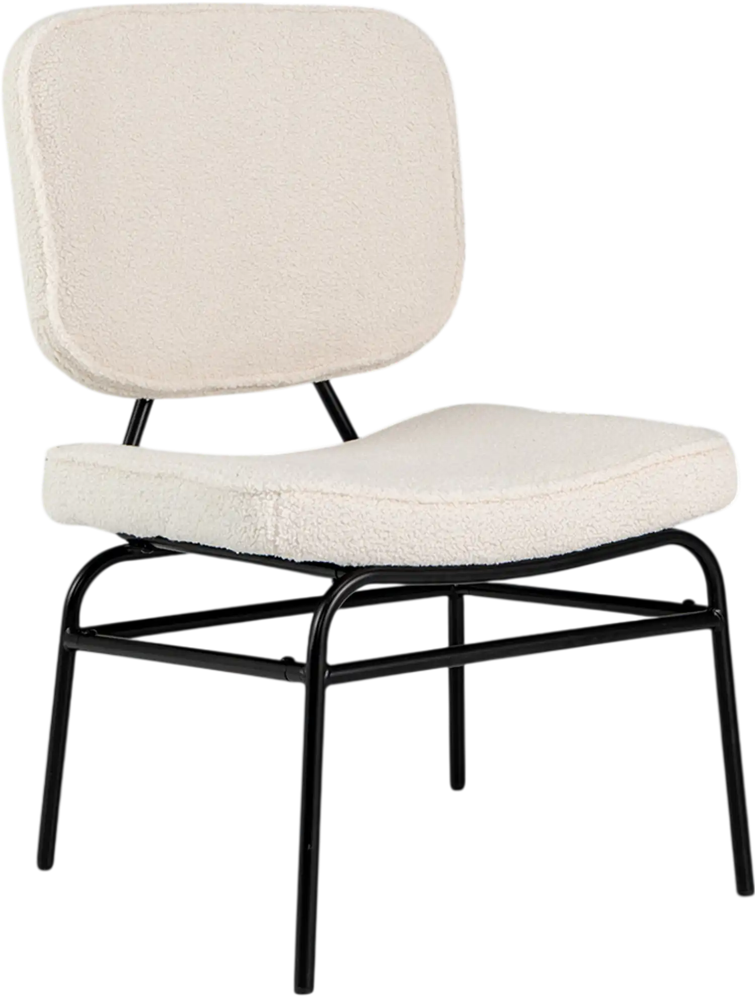 Costway Upholstered Sherpa Accent Reading Chair Beige 36429871 New