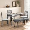 Gray upholstered entryway bench with button tufting, sturdy metal frame, and spacious seating for two in a stylish.