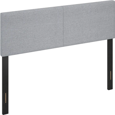 Costway Upholstered Linen Fabric Vertical Quilted Headboard Queen/Full 85587577 New