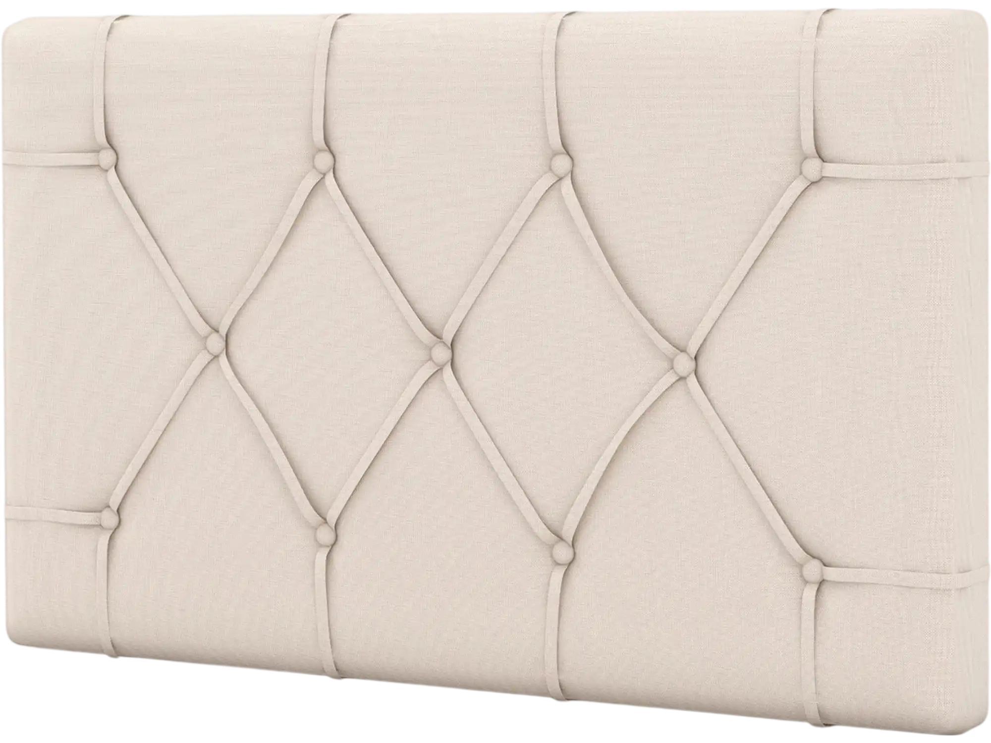Costway Twin Upholstered Fabric Headboard 67594321 New