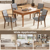 Upholstered wooden accent chairs set of 2 in gray with high back and soft cushion, ideal for dining or living rooms.