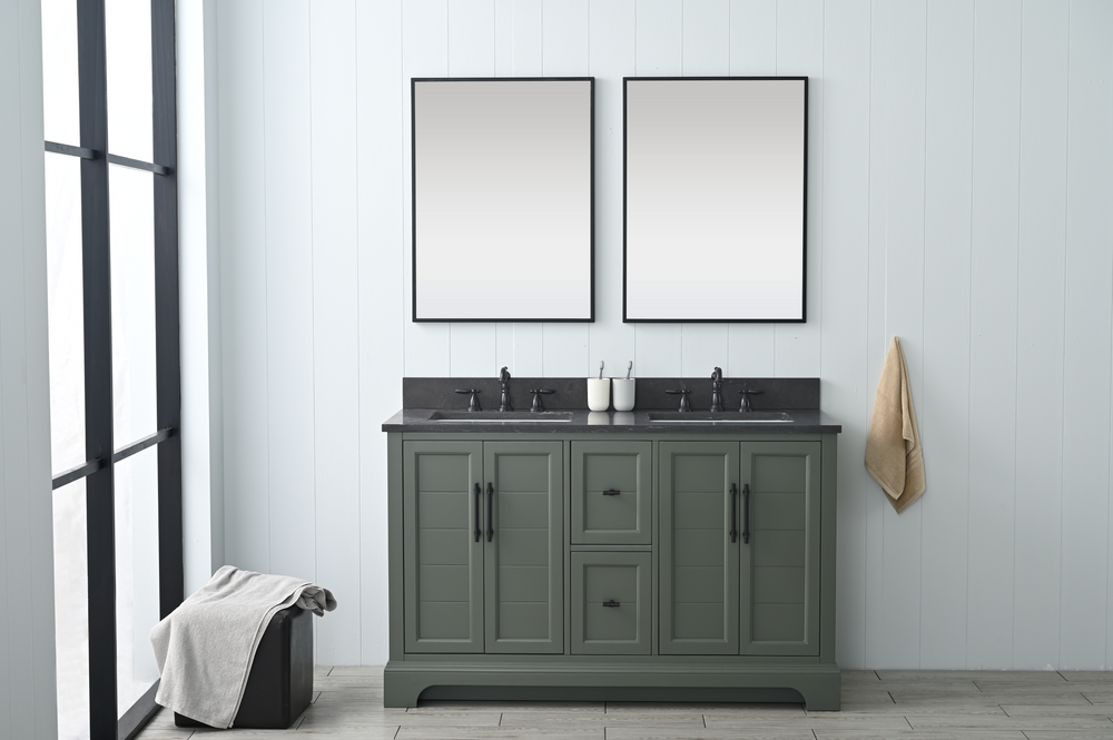 Vanity Art Vannes Chambery 54" Bathroom Vanity Double Sink Ceramic VA5054 New