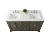 Vanity Art Vannes Laval 60" Bathroom Vanity Double Sink Ceramic VA5060-D New