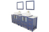 Vanity Art Ravenna 84" Bathroom Vanity Double Sink Combo Set with Marble Top and Mirror VA3124 New