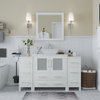 Vanity Art Ravenna 54" Bathroom Vanity Single Sink Combo Set with Marble Top and Mirror VA3130 New