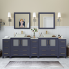 Vanity Art Ravenna 96" Bathroom Vanity Double Sink Combo Set with Marble Top and Mirror VA3130 New