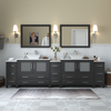 Vanity Art Ravenna 108" Bathroom Vanity Double Sink Combo Set with Marble Top and Mirror VA3136 New