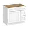 Vanity Art Bathroom Vanity Cabinet 36" with 2 Right Drawers Single Door VA4036-2R New