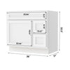 Vanity Art Bathroom Vanity Cabinet 36" with 2 Right Drawers Single Door VA4036-2R New