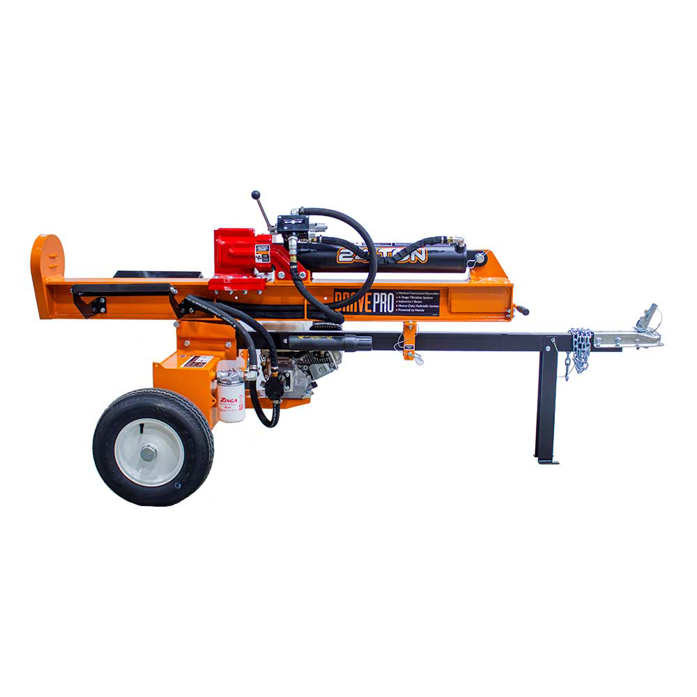 Brave Tow Behind Log Splitter 24-Ton Vertical/Horizontal Portable Gas with Honda GX160 Engine 160cc VH1724GX New