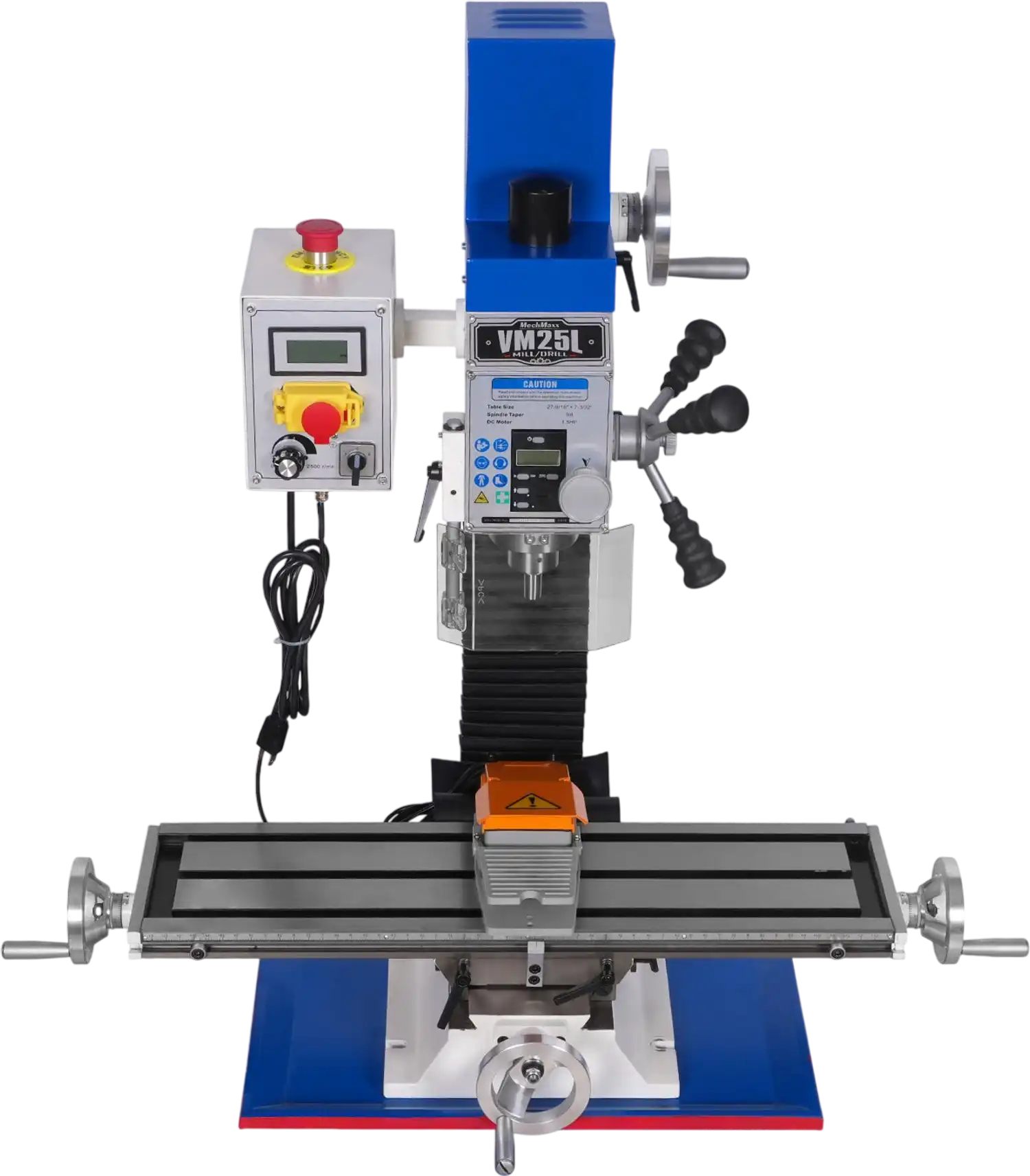 MechMaxx VM25L Mill Drill Machine 7