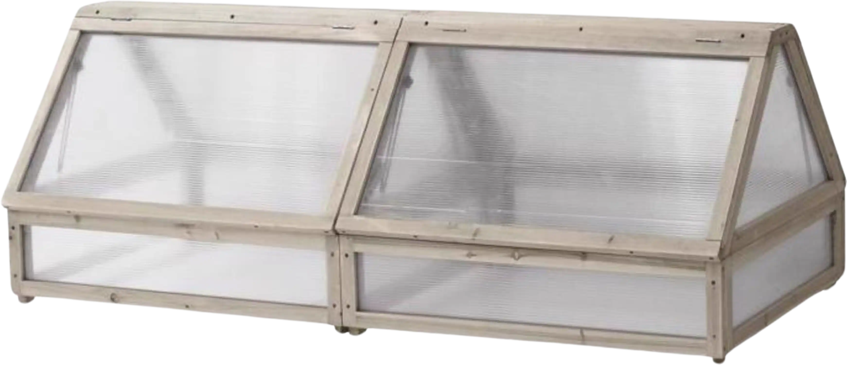VegTrug Classic Cold Frame for Raised Garden Beds Gray or Natural New