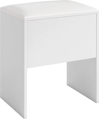 Costway Vanity Stool Flip Top Storage Soft Padded Seat 961243785 New