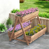 Vertical Raised Garden bed with 3 Wooden Planter Boxes-L - Gallery View 1 of 10