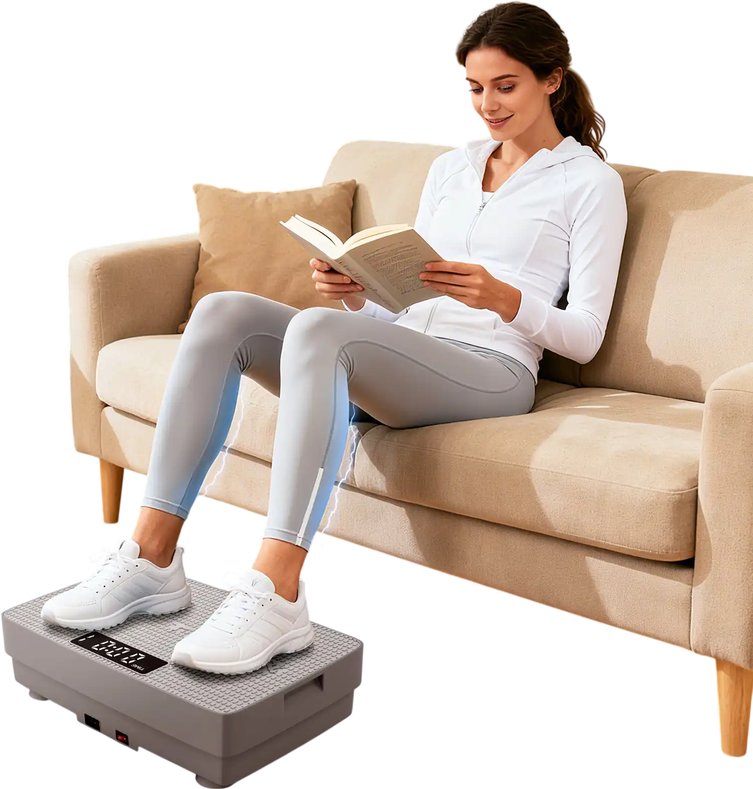 Costway Vibration Plate Exercise Machine w/ Gravity Sensor & Remote 60177013 New