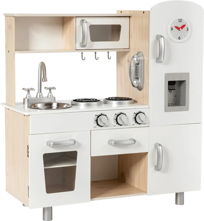 Costway Vintage Kids Play Kitchen Water Dispenser Pretend Cooking Playset 14957380 New