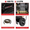 Simpson WB60824 Water Blaster Pressure Washer 4400 PSI 4 GPM with CRX 420 Engine New