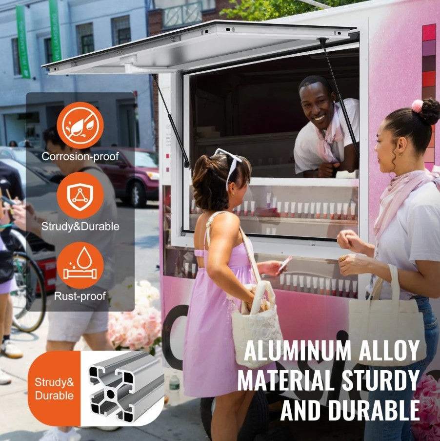 Vevor Concession Stand Serving Window 36" x 36" Food Truck Service Awning New