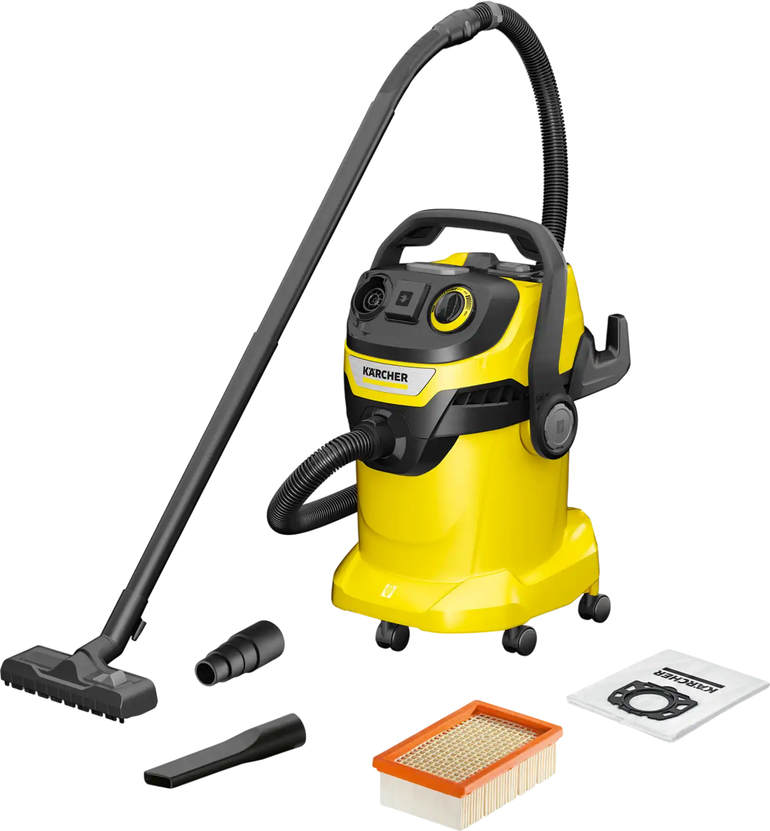 Karcher WD 5 P Shop Vacuum Cleaner Wet Dry 6.6 Gal. with Blower Function 1100W New