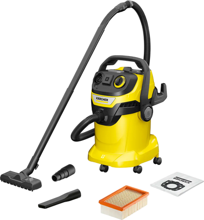 Karcher WD 5 P Shop Vacuum Cleaner Wet Dry 6.6 Gal. with Blower Function 1100W New