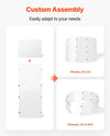 Vevor 5-Panel Drum Shield 2' x 5' Acrylic Panels with Zinc Alloy Hinges New